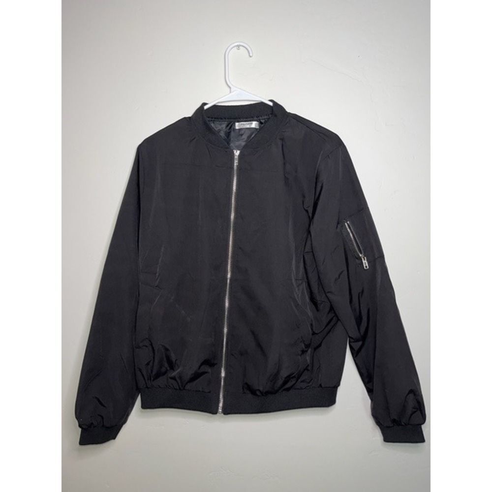 Zeagoo Women's Bomber Jacket Casual Coat with Pockets Large
